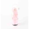 Pleaser - ADORE708 Sandale à bride à la cheville - Transparent/Rose Product image